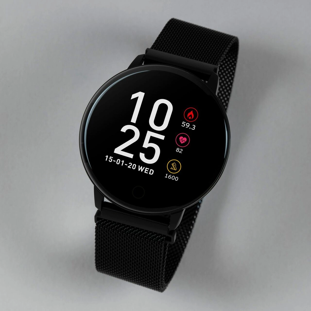 Reflex Active Series 5 Black Mesh Smart Watch