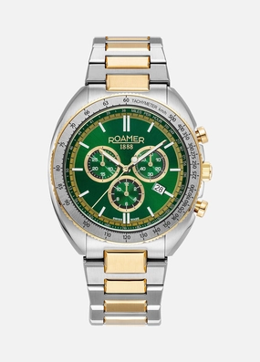 Roamer - 868837 47 75 70 - POWER CHRONO Stainless Steel Watch For Men's