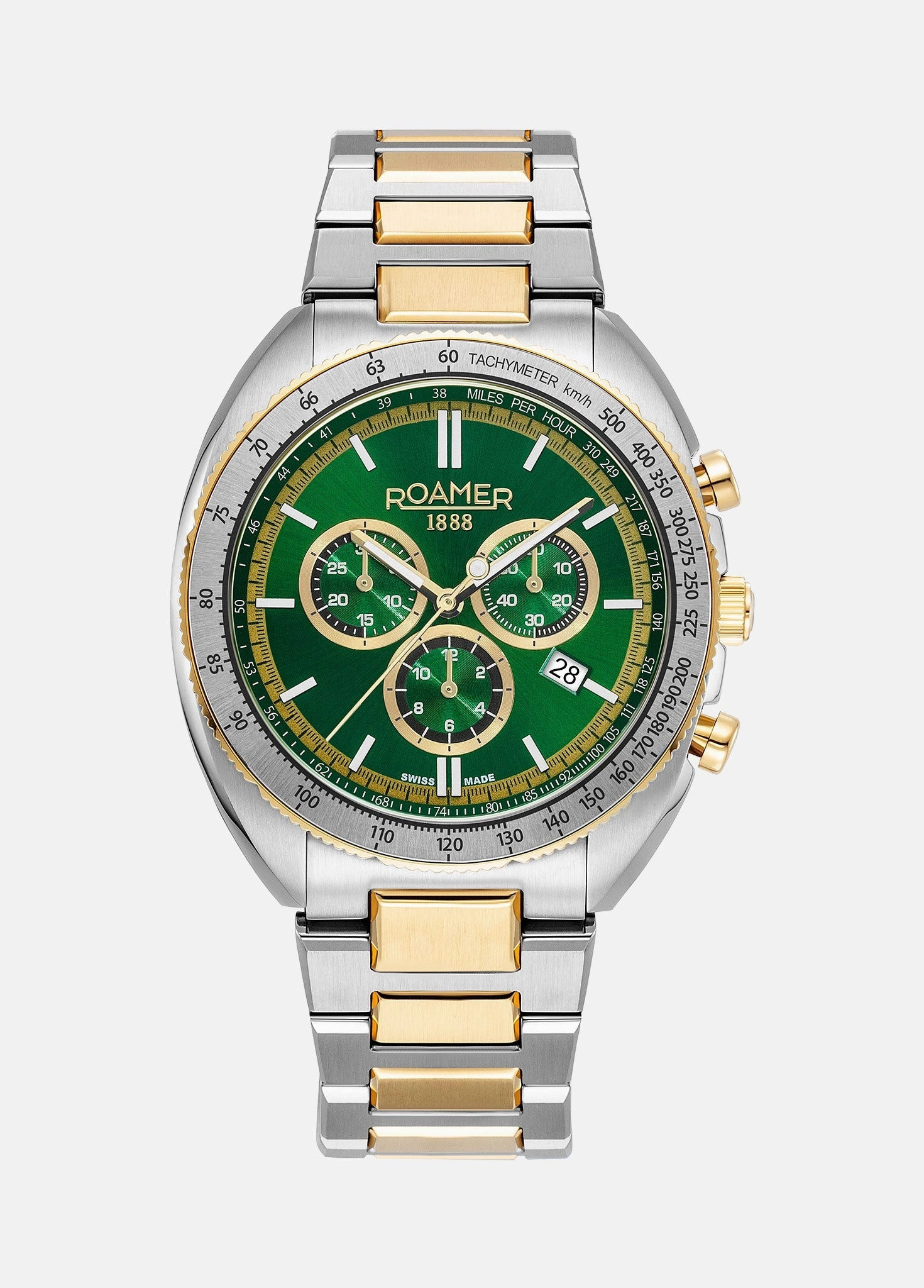 Roamer - 868837 47 75 70 - POWER CHRONO Stainless Steel Watch For Men's