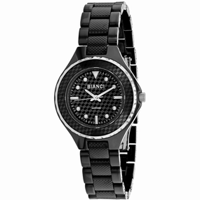 Roberto Bianci Women's Watch - Casaria Quartz Black Dial Ceramic Bracelet | RB2791