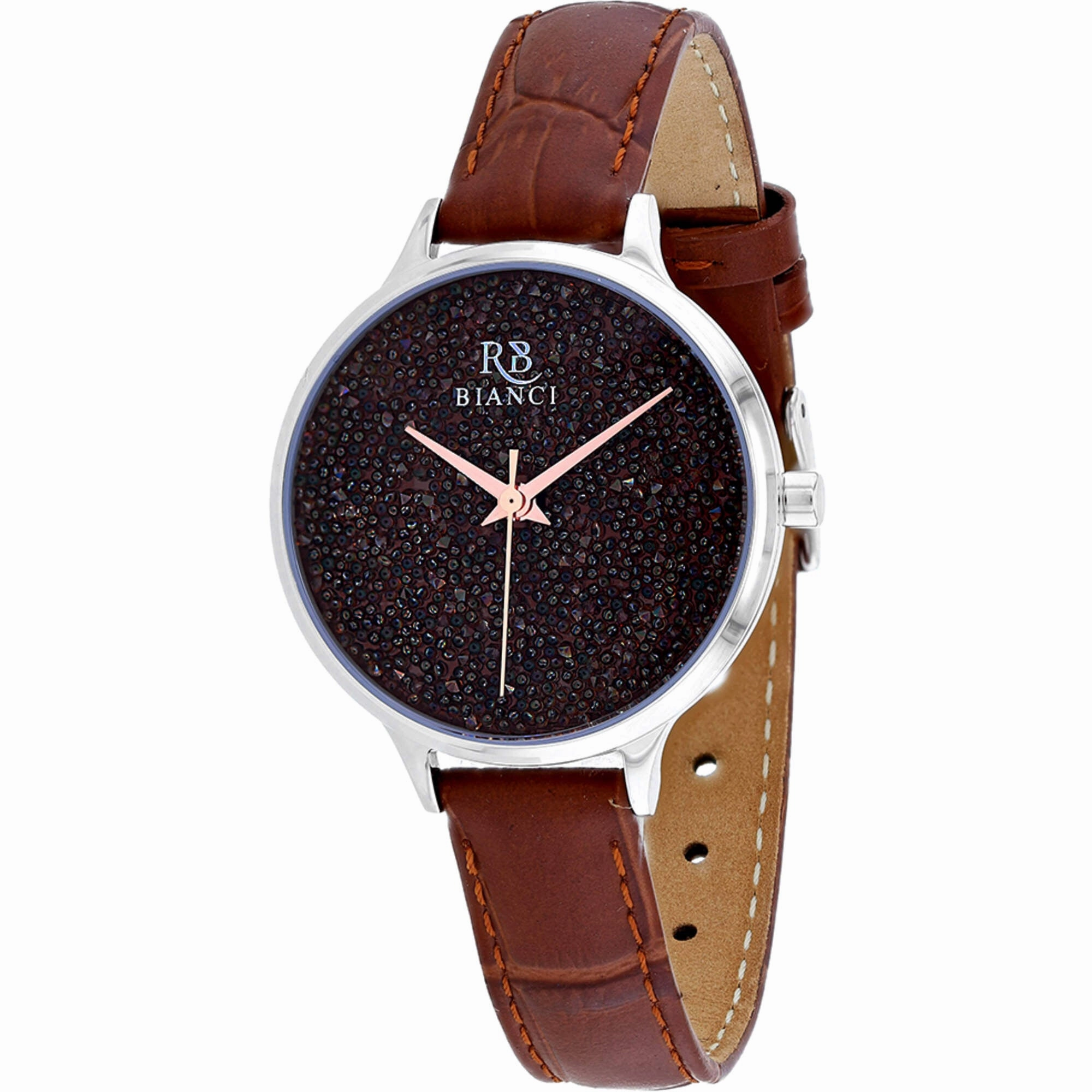Roberto Bianci Women's Watch - Gemma Quartz Brown Dial Leather Strap | RB0240