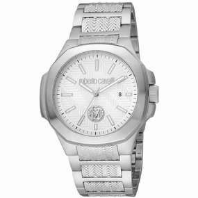 Roberto Cavalli Men's Watch - Classic Silver Dial Steel Bracelet | RC5G050M0045
