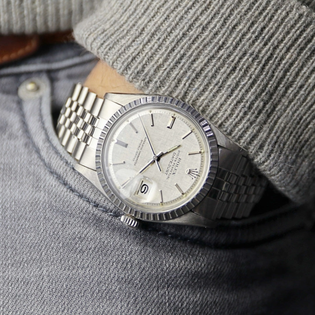 Rolex Datejust 1603, Linen Dial, 1974