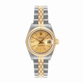 Rolex Datejust 26mm - Ref: 69173 - Champagne Dial, Two Tone Stainless Steel & 18K Yellow Gold Jubilee Bracelet Women's Watch