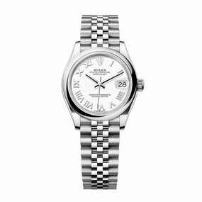 Rolex Datejust 31mm - Ref: 278240-0004 - White Roman Dial, Stainless Steel Jubilee Bracelet Women's Watch