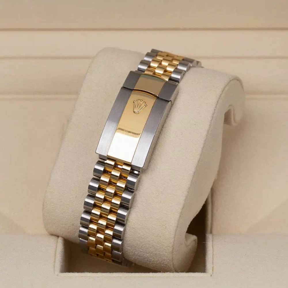 Rolex Datejust 41mm - Ref: 126333-0014 - Black Stick Dial, Two Tone Stainless Steel & 18K Yellow Gold Jubilee Bracelet Men's Watch