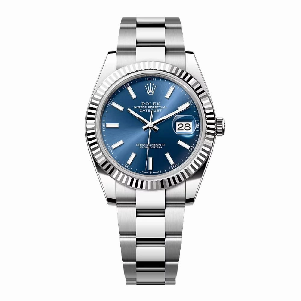 Rolex Datejust 41mm - Ref: 126334-0001 - Blue Dial, Stainless Steel Oyster Bracelet Men's Watch