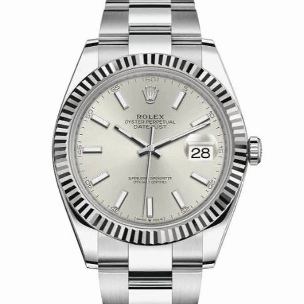 Rolex Datejust 41mm - Ref: 126334-0003 - Silver Dial, Stainless Steel Oyster Bracelet Men's Watch