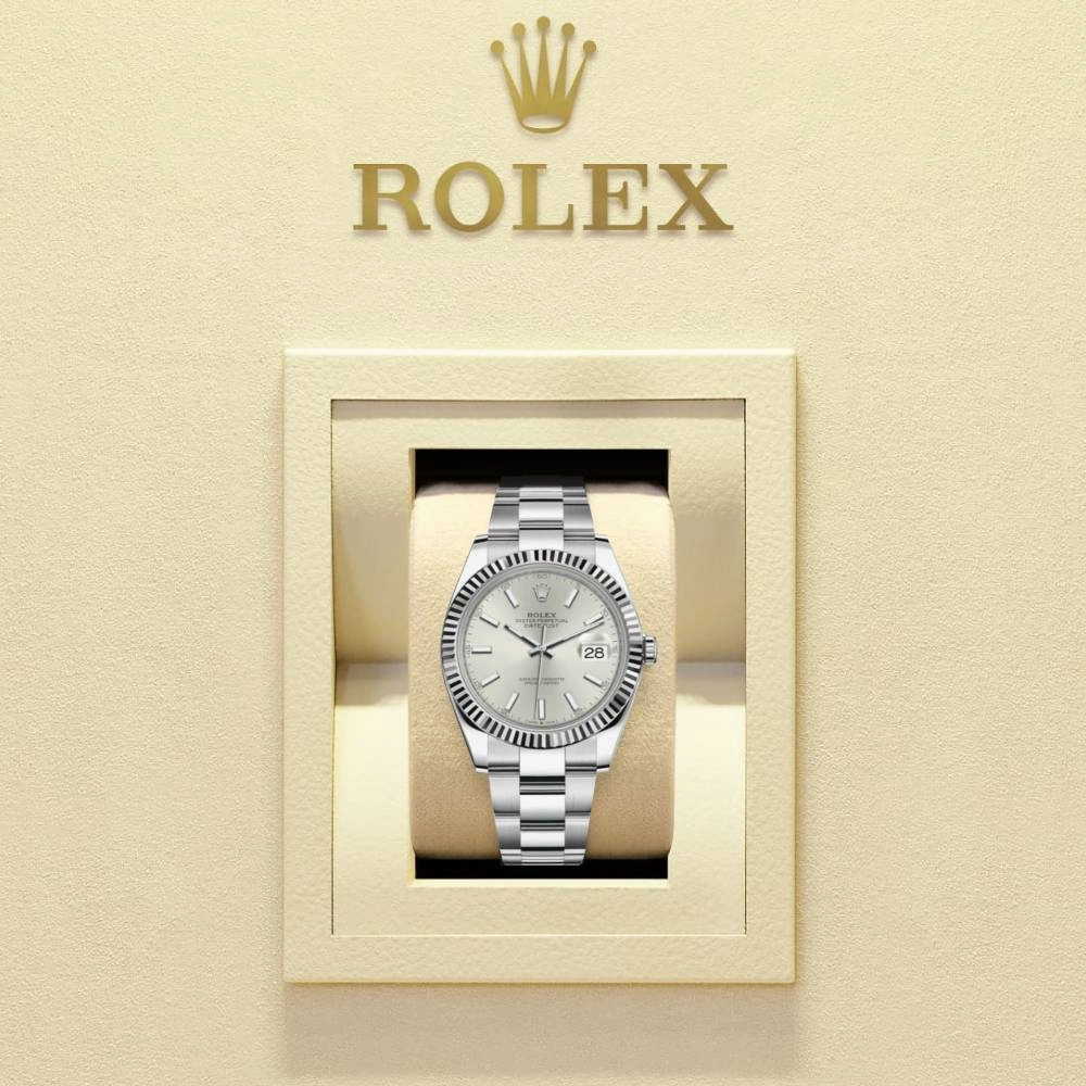 Rolex Datejust 41mm - Ref: 126334-0003 - Silver Dial, Stainless Steel Oyster Bracelet Men's Watch