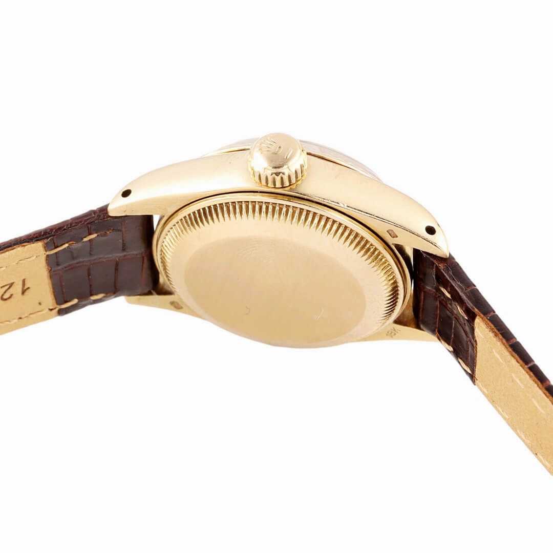 Rolex Datejust Ladies Ref. 6917, 18k Gold  Blue Dial (Circa 1978)