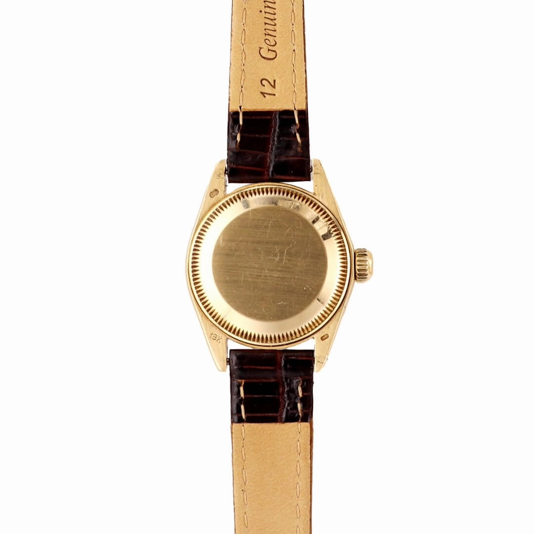 Rolex Datejust Ladies Ref. 6917, 18k Gold  Blue Dial (Circa 1978)