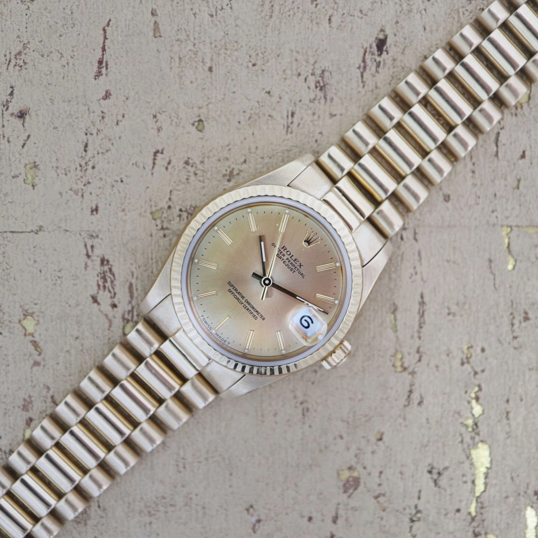 Rolex Datejust Mid Size68278, 18k Gold, 1984