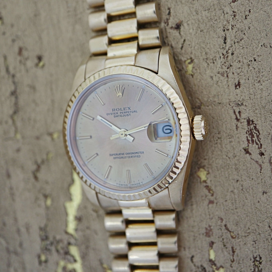 Rolex Datejust Mid Size68278, 18k Gold, 1984