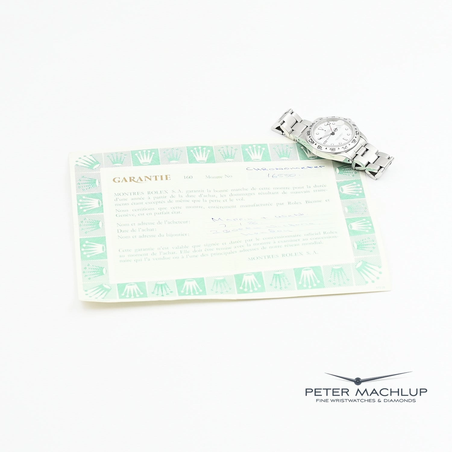 Rolex Explorer 2 White 1986