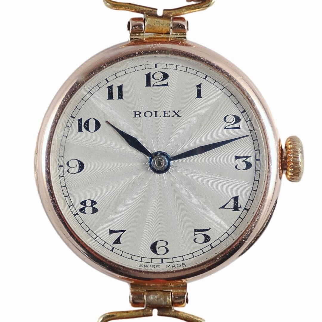 Rolex Ladies 9k Gold Vintage Watch, 1923