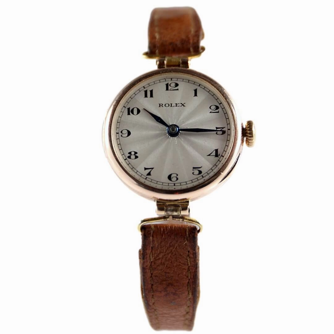 Rolex Ladies 9k Gold Vintage Watch, 1923