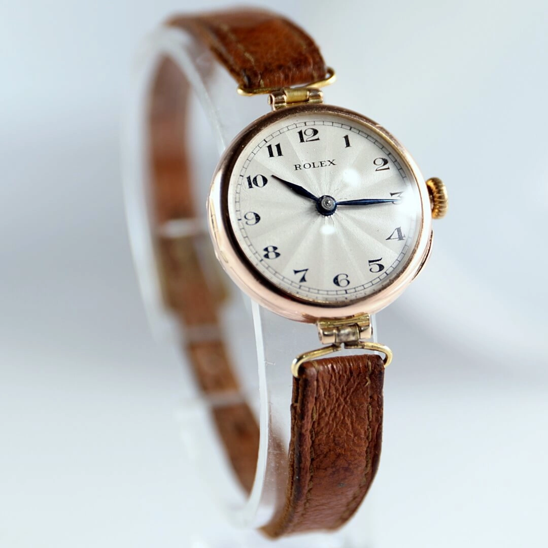 Rolex Ladies 9k Gold Vintage Watch, 1923