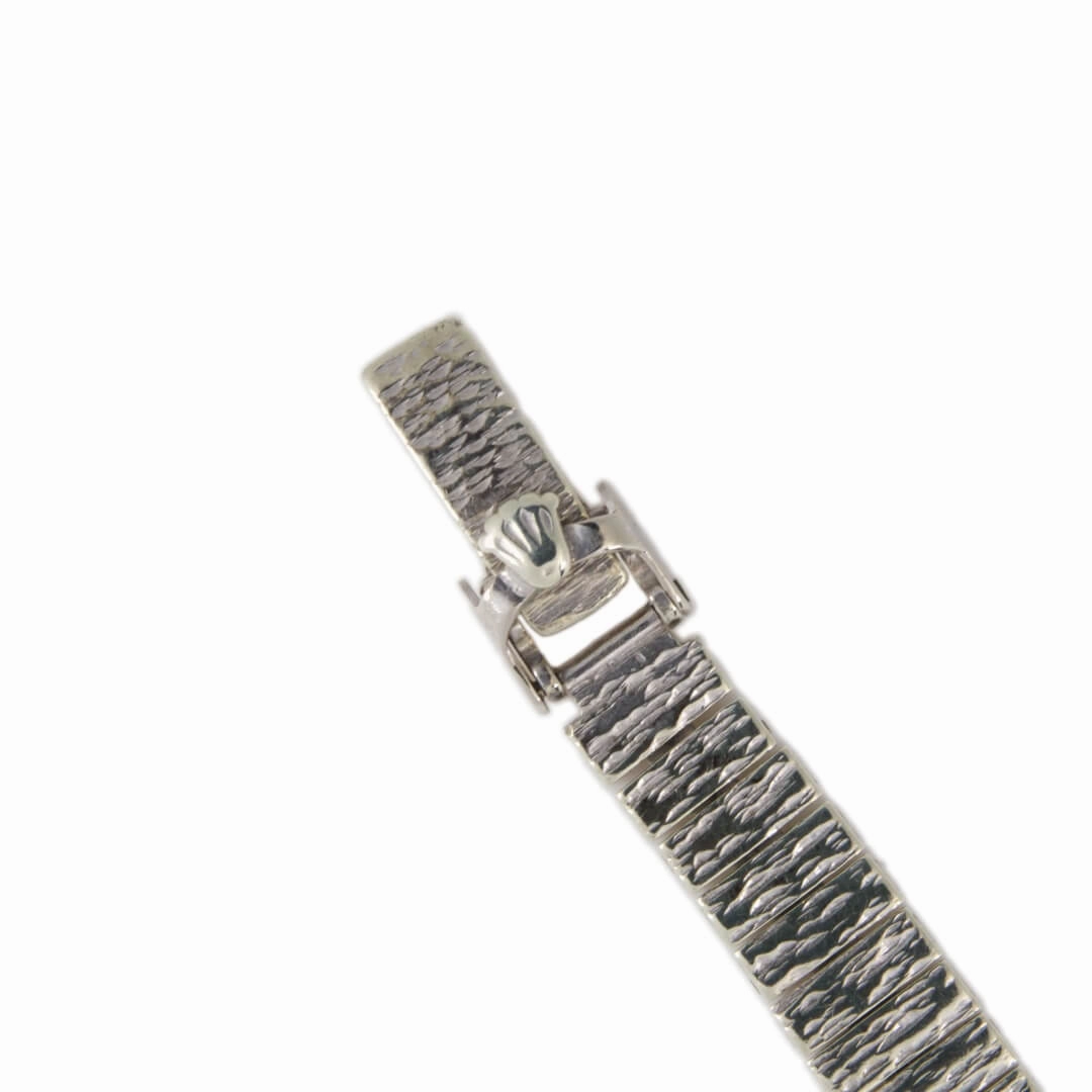 Rolex Ladies Precision, 9k White Gold Bracelet