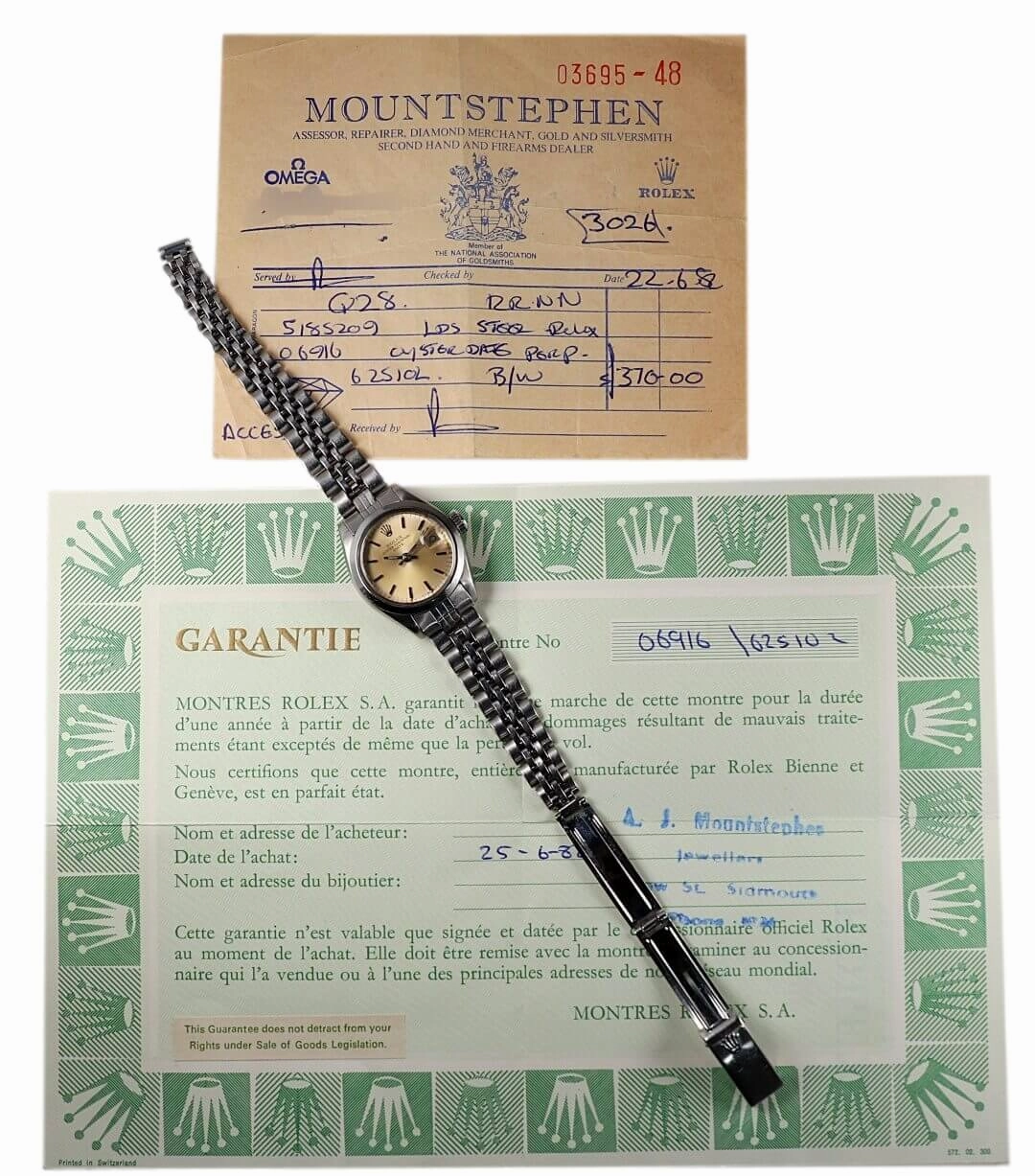 Rolex Lady Date ref. 6916 Full Set, 1978