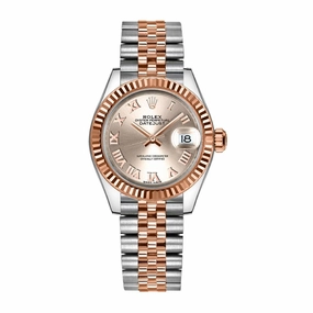 Rolex Lady-Datejust 28mm - Ref: 279171-0005 - Sundust Roman Dial, Two Tone Stainless Steel & 18K Rose Gold Jubilee Bracelet Women's Watch
