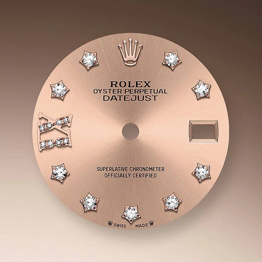 Rolex Lady Datejust 28mm - Ref: 279175-0030 - Rose Dial, 18K Rose Gold Jubilee Bracelet Women's Watch
