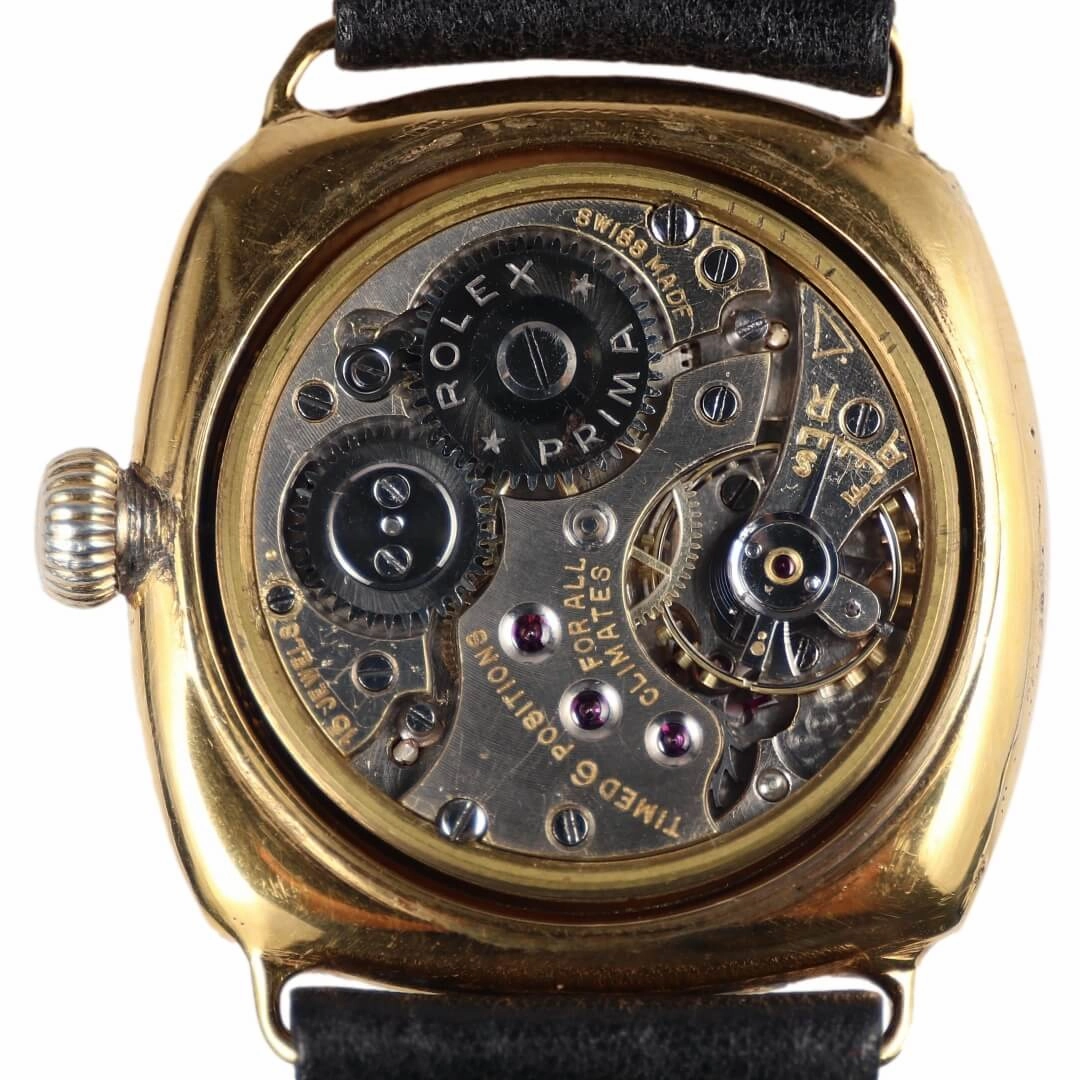 Rolex Oyster Cushion 9k Gold, 1930