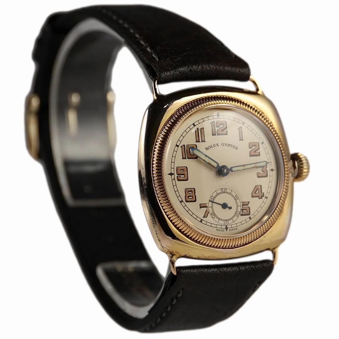 Rolex Oyster Cushion 9k Gold, 1930