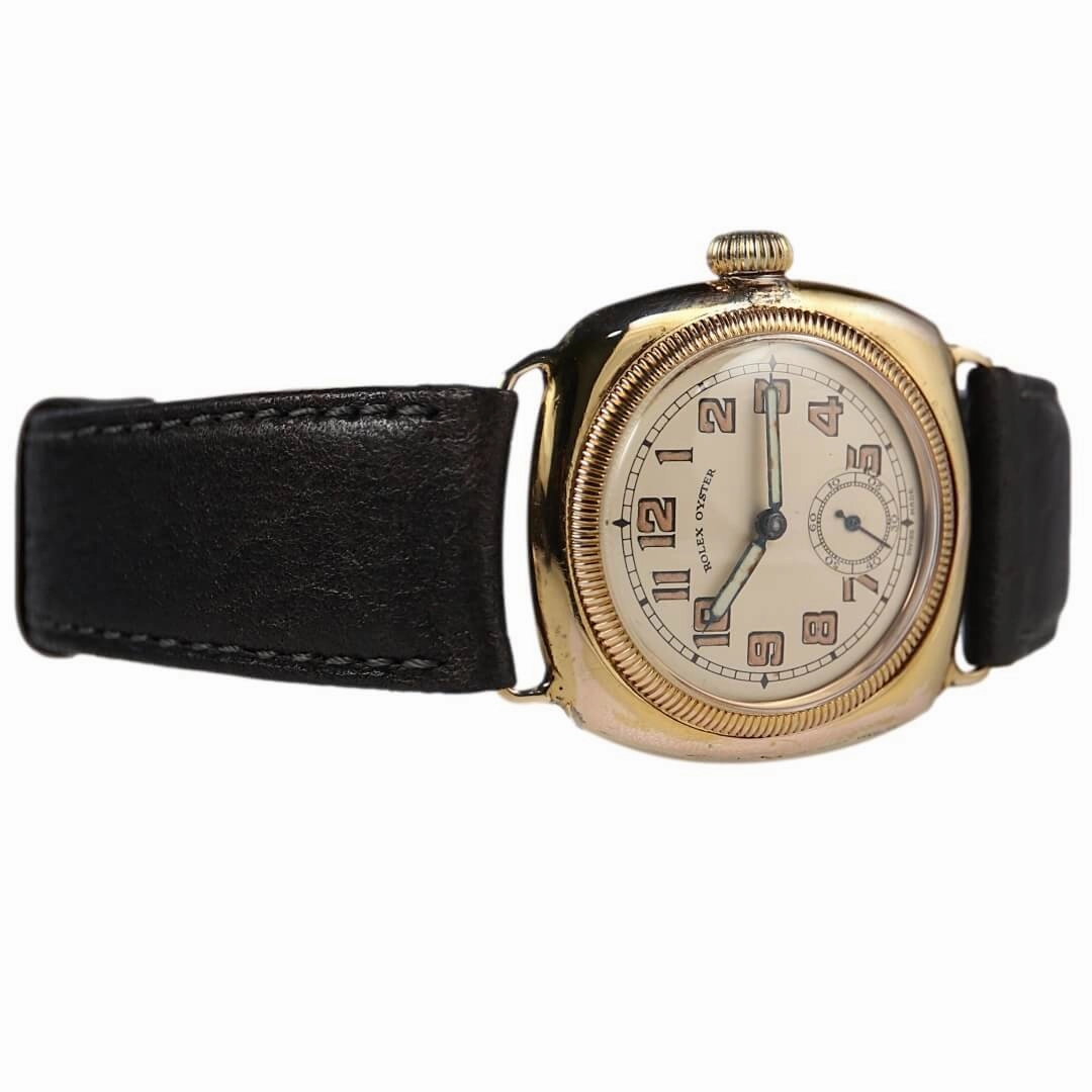 Rolex Oyster Cushion 9k Gold, 1930