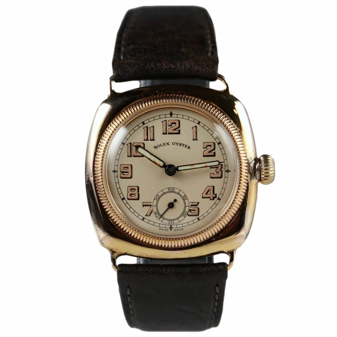 Rolex Oyster Cushion 9k Gold, 1930