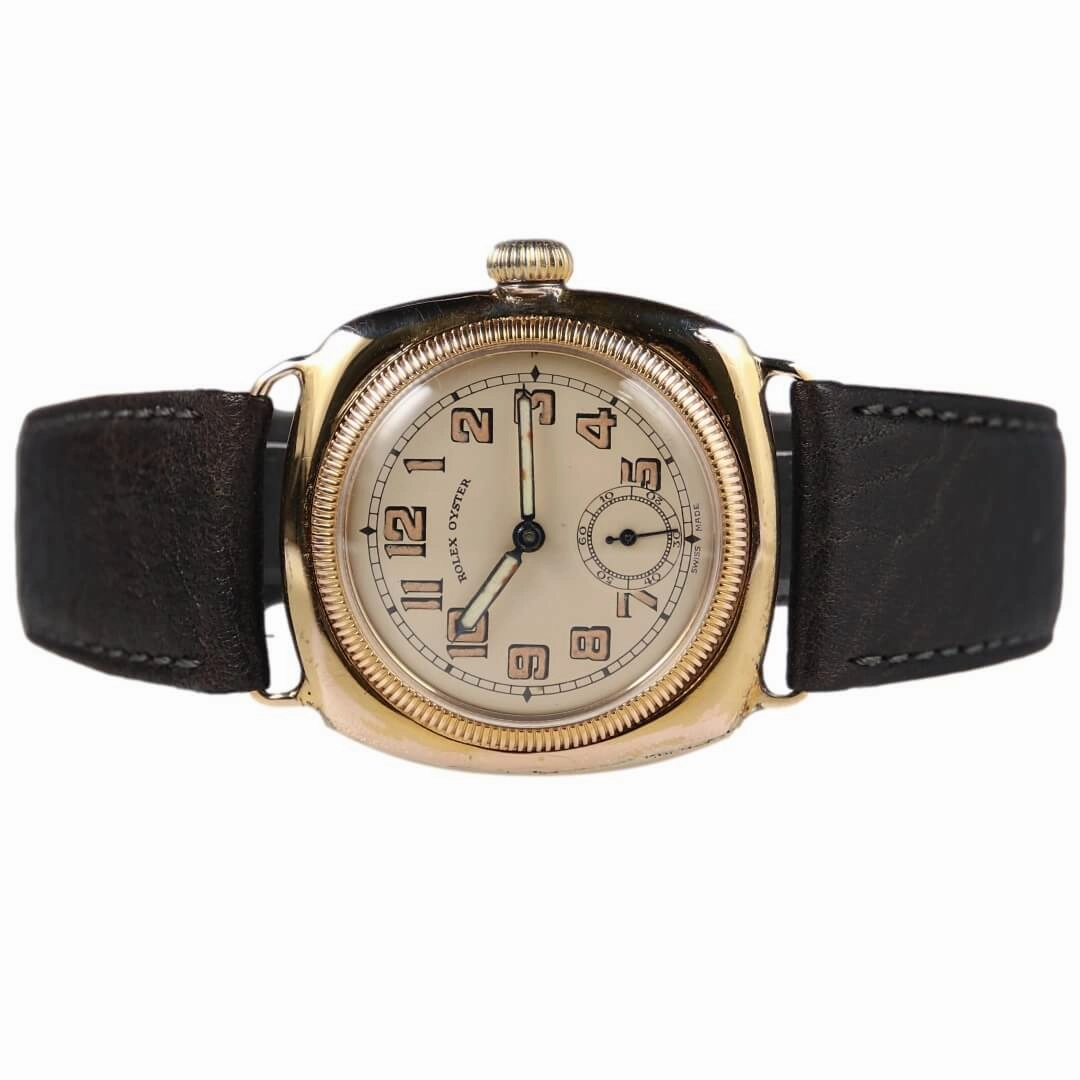 Rolex Oyster Cushion 9k Gold, 1930