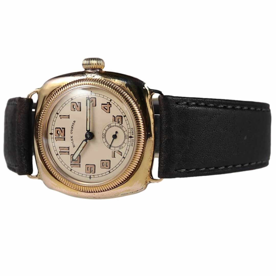Rolex Oyster Cushion 9k Gold, 1930