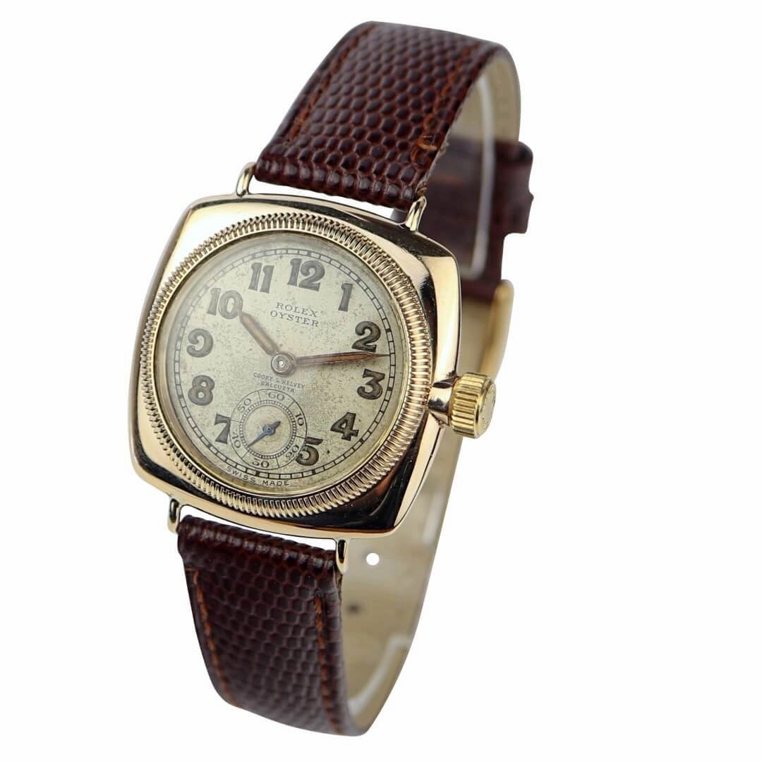 Rolex Oyster Extra Prima, 9k Gold, Cooke & Kelvey, 1927