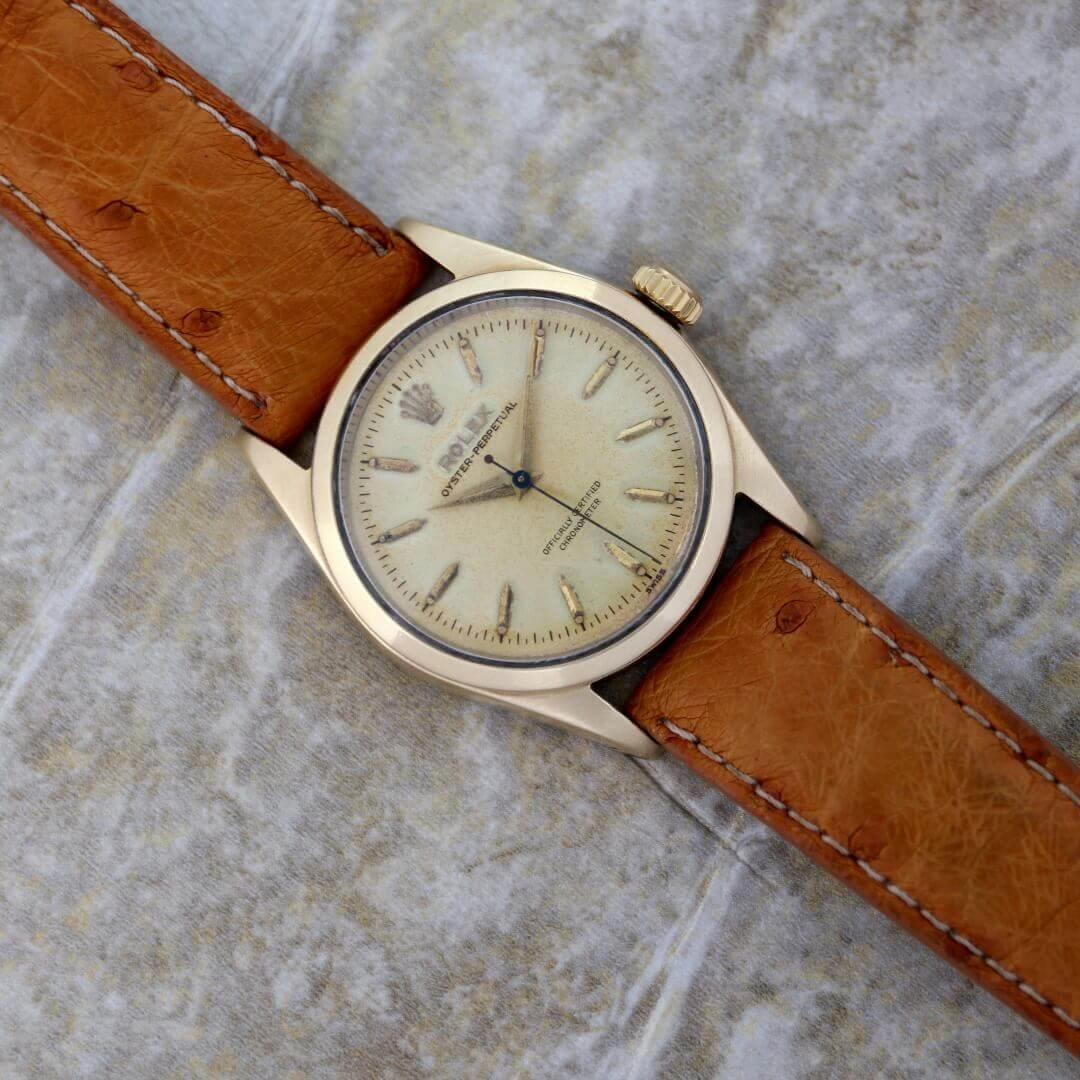 Rolex Oyster Perpetual 6634 "Golden Egg", 1958 Gold Capped Watch