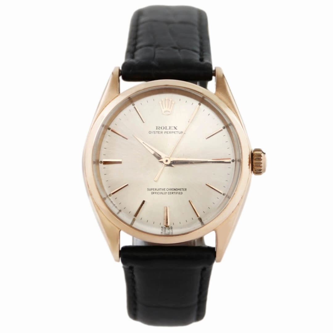 Rolex Oyster Perpetual Ref. 1005, 18k Gold Vintage Watch