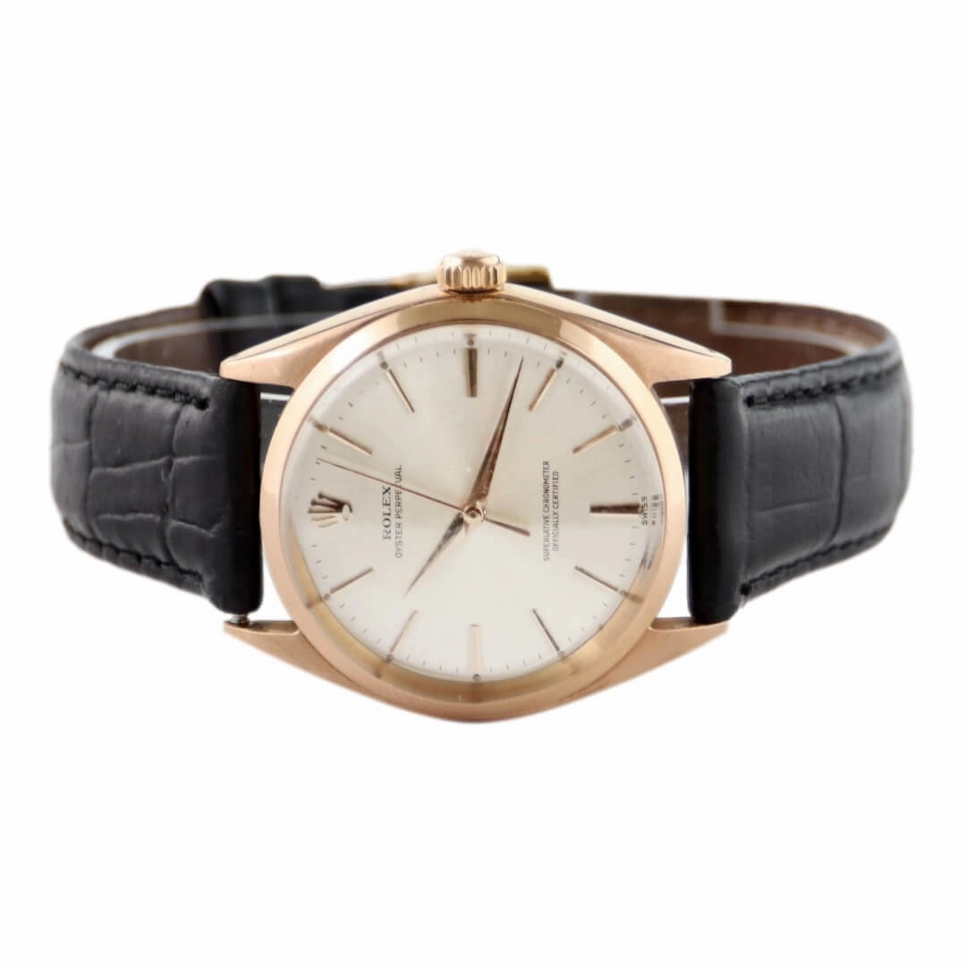 Rolex Oyster Perpetual Ref. 1005, 18k Gold Vintage Watch