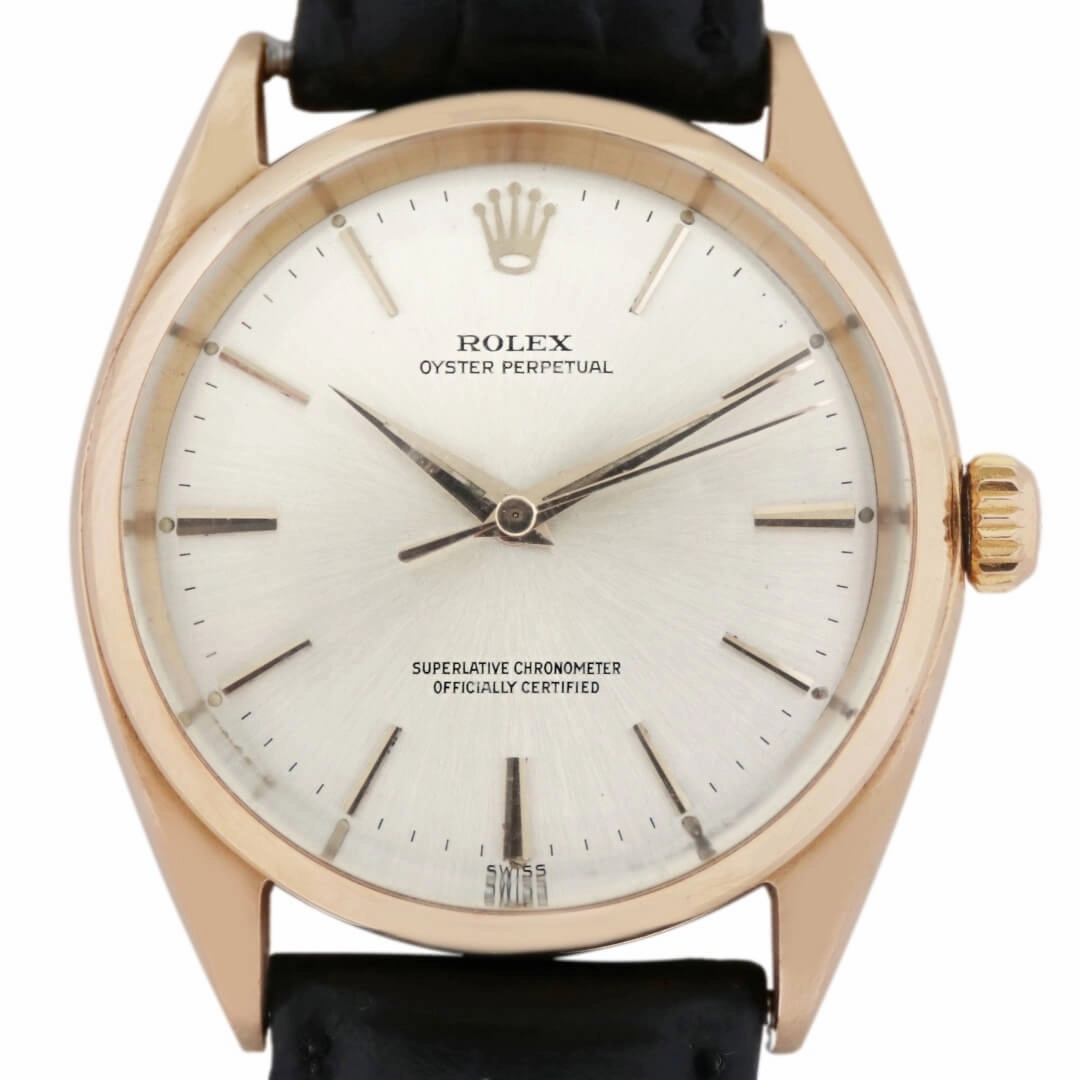 Rolex Oyster Perpetual Ref. 1005, 18k Gold Vintage Watch