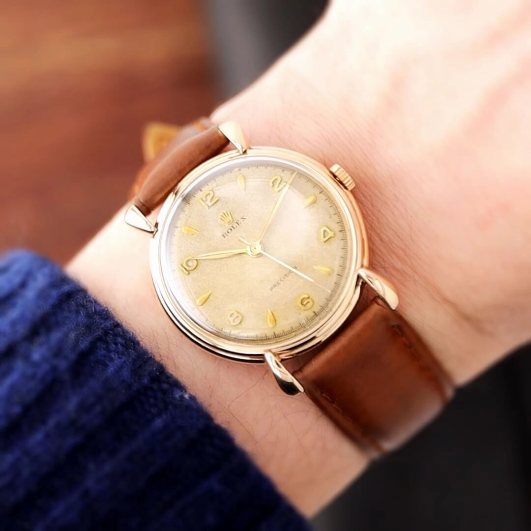Rolex Precision 4516 9k Gold, 1955