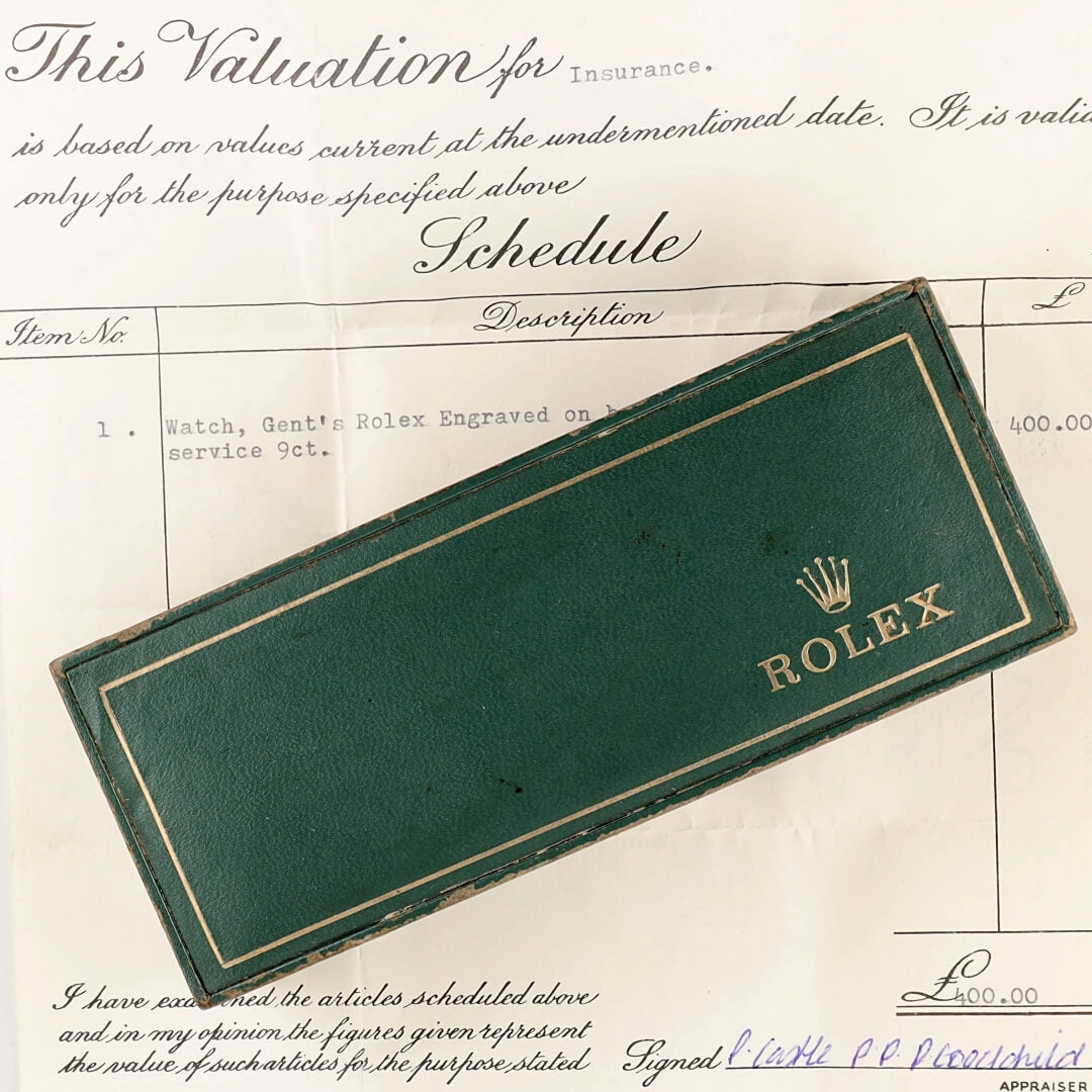 Rolex Precision 9k Gold, 1954