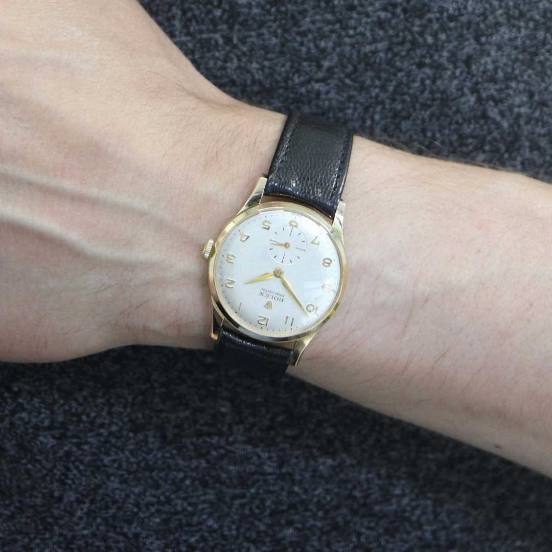 Rolex Precision 9k gold, 1967