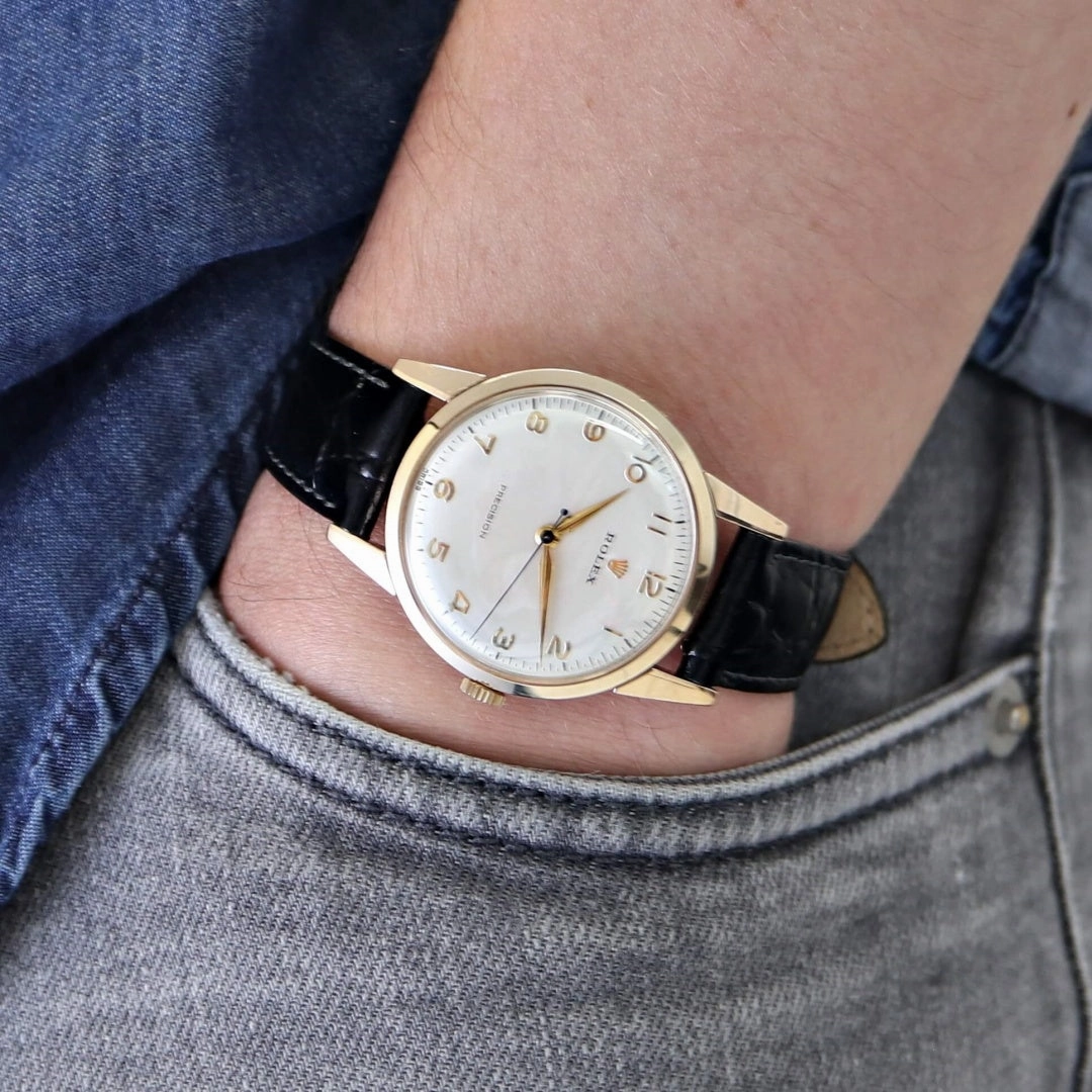 Rolex Precision 9k Gold