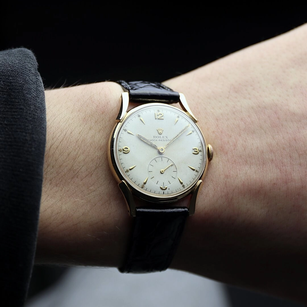 Rolex Precision 9k Gold Dennison Case, 1955