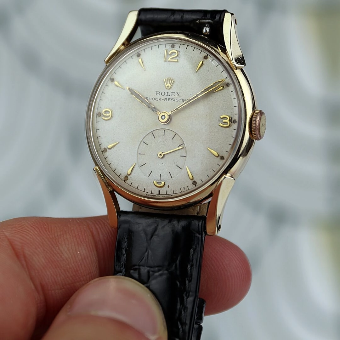 Rolex Precision 9k Gold Dennison Case, 1955