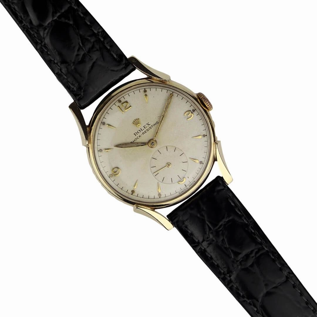 Rolex Precision 9k Gold Dennison Case, 1955