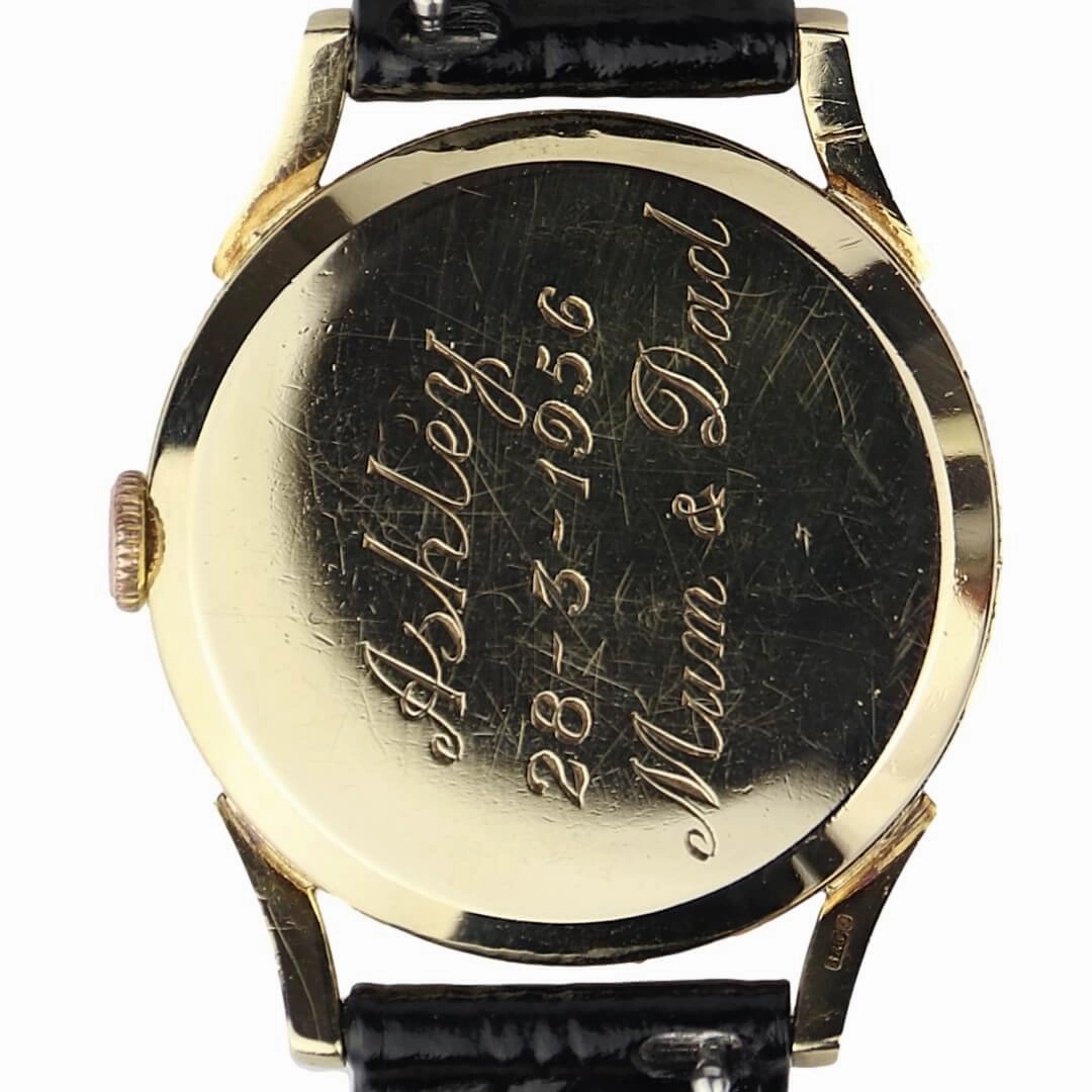 Rolex Precision 9k Gold Dennison Case, 1955