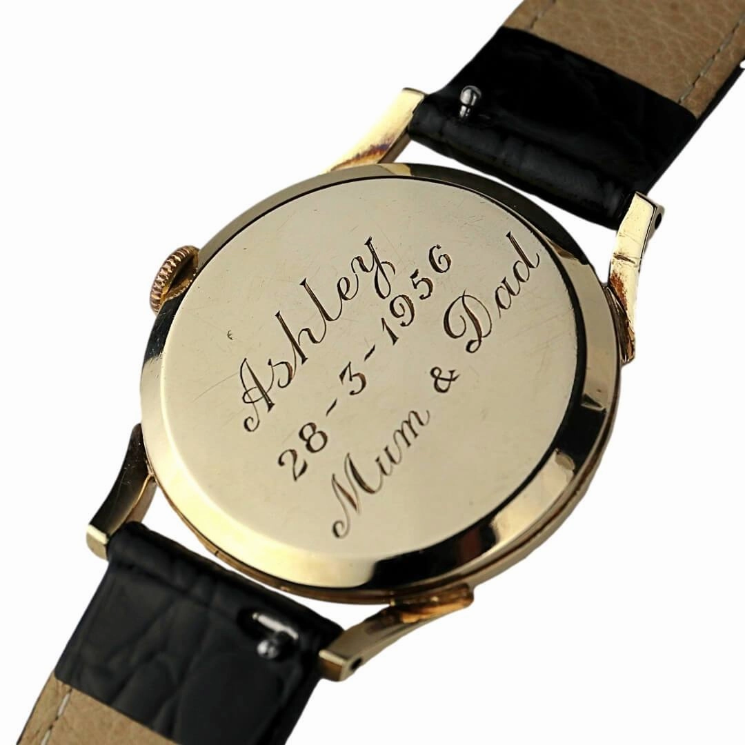 Rolex Precision 9k Gold Dennison Case, 1955