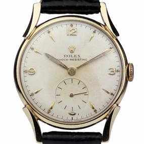 Rolex Precision 9k Gold Dennison Case, 1955