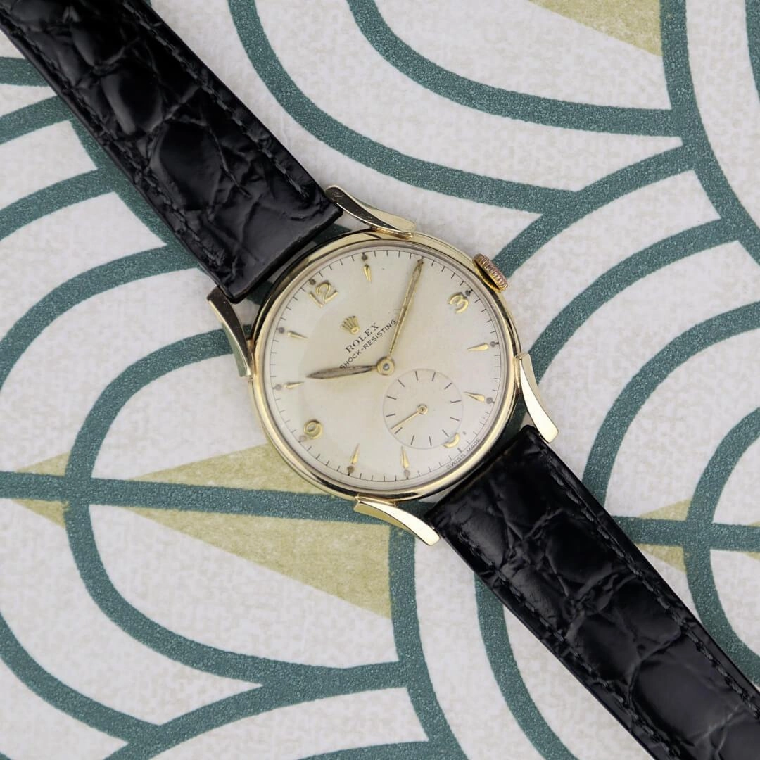 Rolex Precision 9k Gold Dennison Case, 1955