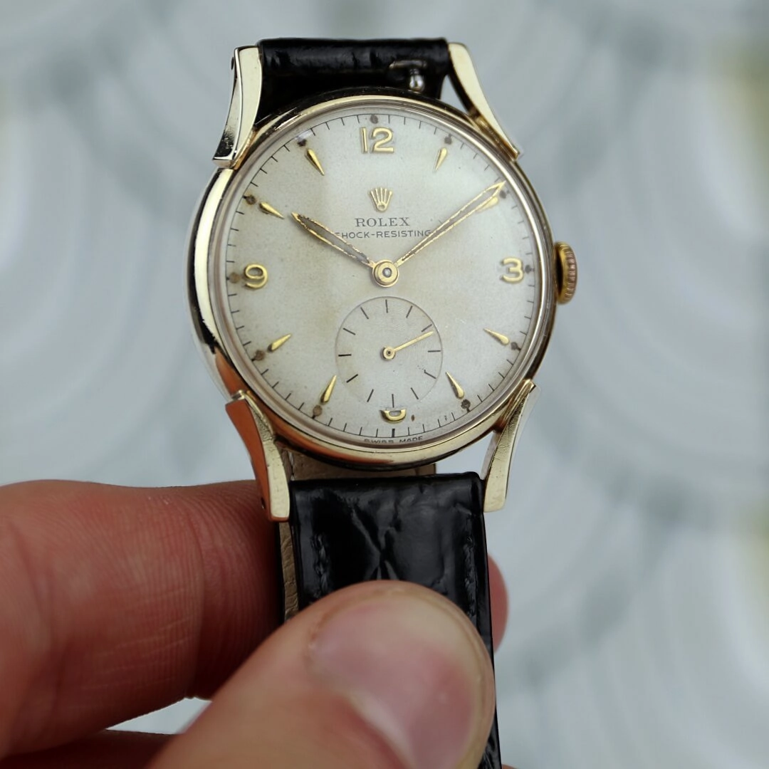 Rolex Precision 9k Gold Dennison Case, 1955