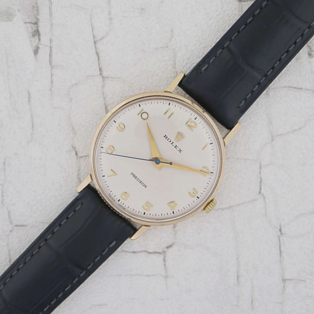 Rolex Precision 9k Gold "Coin Edge"