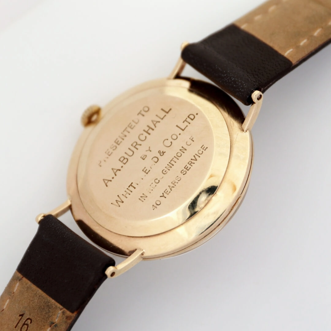 Rolex Precision, 9k Gold Vintage Watch, 1971